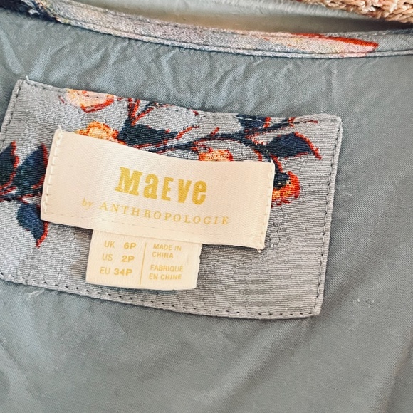 Maeve by Anthropologie Rosalia Ruffle Wrap Dress - XS - Picture 3 of 10